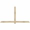 Ekena Millwork Eugene Rough Sawn Timber Gable Bracket, Douglas Fir, 84"W x 45"H x 2"D x 4"F, 13/12 Pitch GBW084X45X0204EUG00RDF - alternate 1